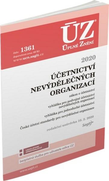 ÚZ 1361 Účetnictví nevýdělečných organizací 2020 - 978-80-7488-396-5