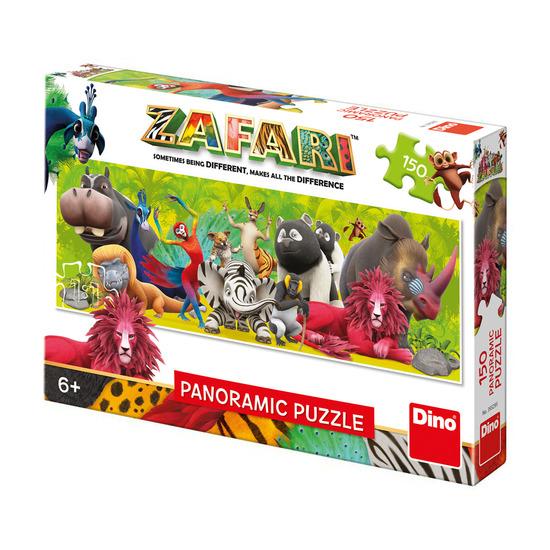 DINO Panoramatické puzzle Zafari 150 dílků - 393295