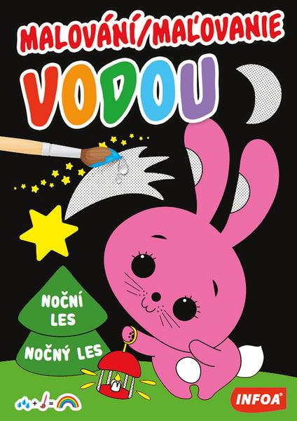Levně Malování/Maľovanie vodou Noční les/Nočný les