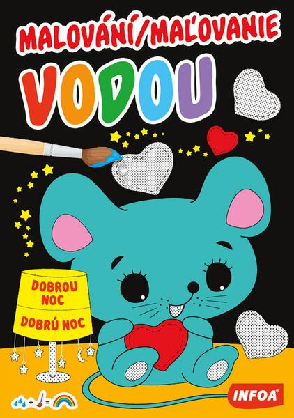Levně Malování/Maľovanie vodou Dobrou noc/Dobrú noc