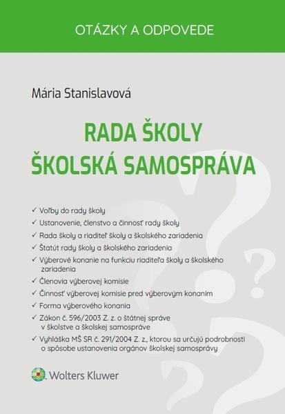 Levně Rada školy Školská samospráva