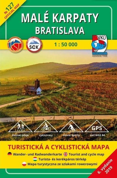 Malé Karpaty Bratislava 1 : 50 000 - 978-80-999341-2-3