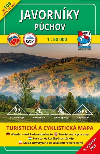 Levně Javorníky Púchov 1 : 50 000