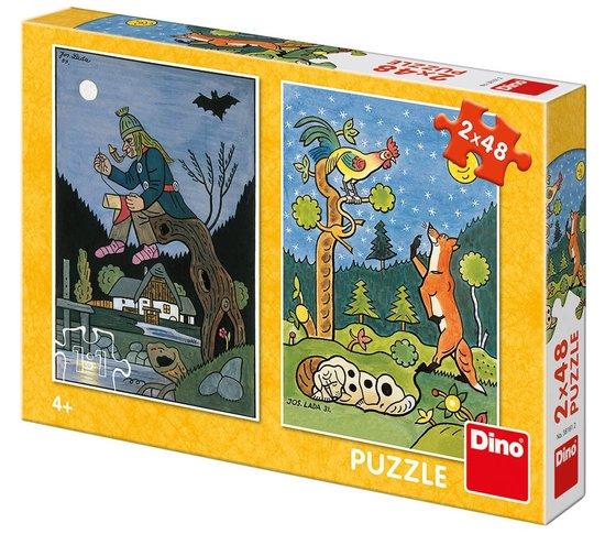 DINO Klasické večerníčky 2x48 dílků - 381612DIN