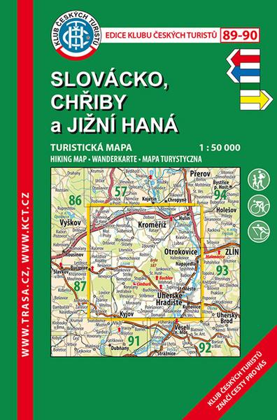 Levně KČT 89-90 Slovácko, Chřiby a Jižní Haná