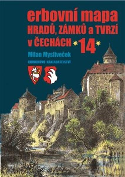 Erbovní mapa hradů, zámků a tvrzí v Čechách 14 - 978-80-86183-88-6
