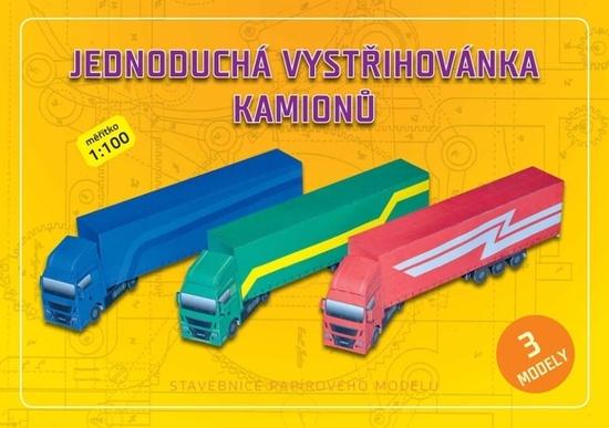 Levně Zadražil Ivan Jednoduchá vystřihovánka kamionů Stavebnice papírového modelu