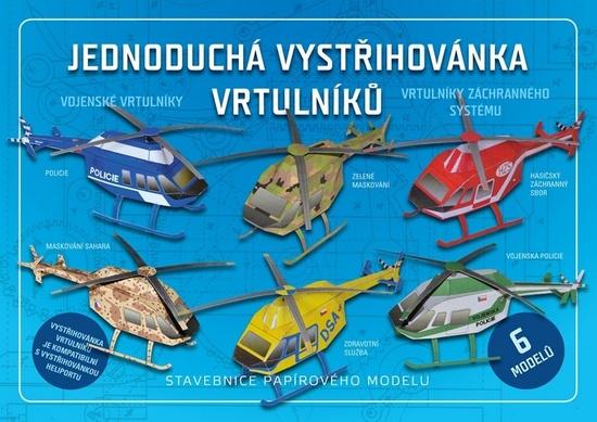 Jednoduchá vystřihovánka vrtulníků