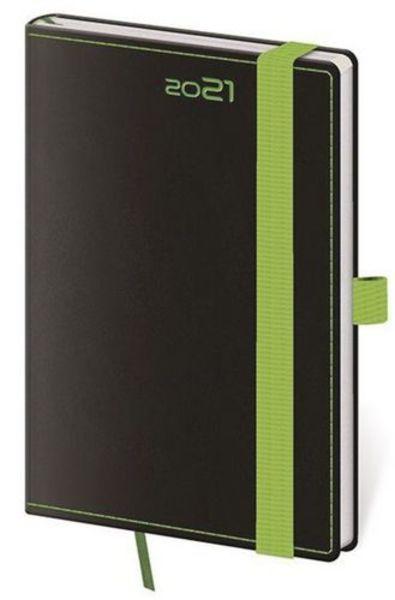 Kapesní diář Black Green s poutkem