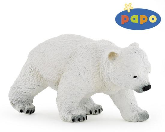 Papo Medvěd lední mládě chodící