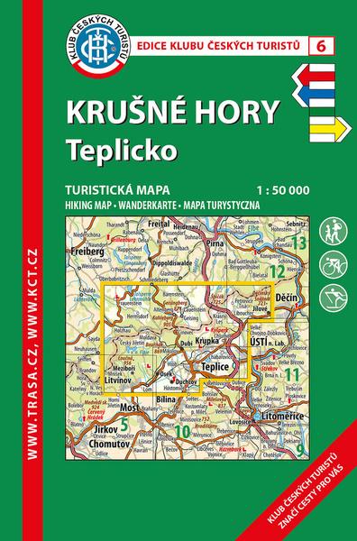 KČT 6 Krušné hory Teplicko 1:50 000 - 9788073245450