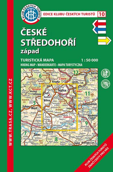 KČT 10 České středohoří západ 1:50 000 - 9788073245467