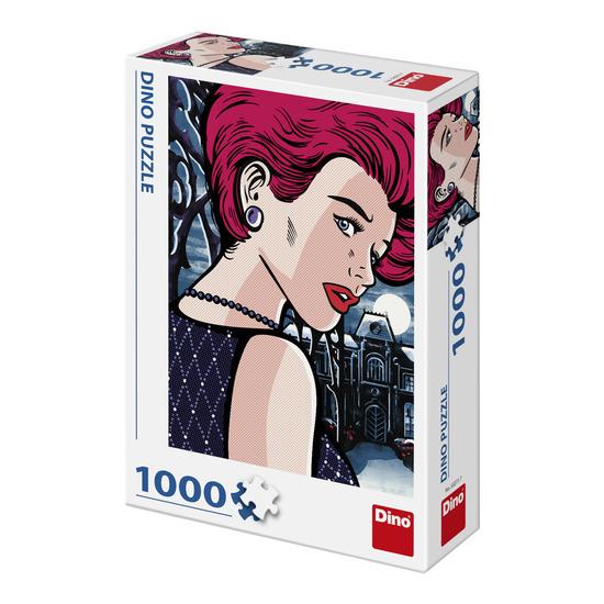 Pop art - Tajemná žena 1000 Puzzle nové - 532717DIN