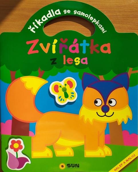 Levně Říkadla se samolepkami - Zvířátka z lesa