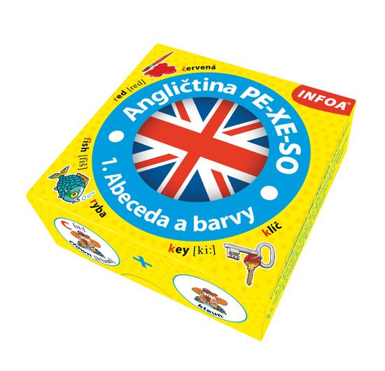 Levně Angličtina PE-XE-SO 1. Abeceda a barvy