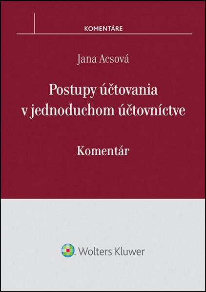 Postupy účtovania v jednoduchom účtovníctve - 978-80-8168-057-1