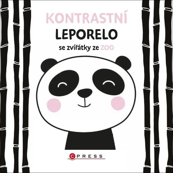 Levně Kontrastní leporelo se zvířátky ze ZOO