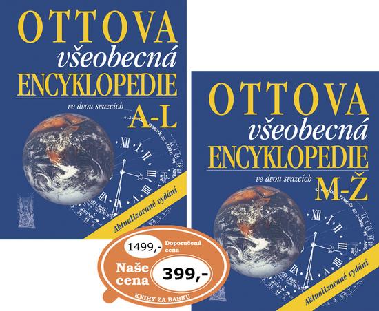 Ottova všeobecná encyklopedie ve dvou svazcích A-L, M-Ž - 978-80-7360-902-3