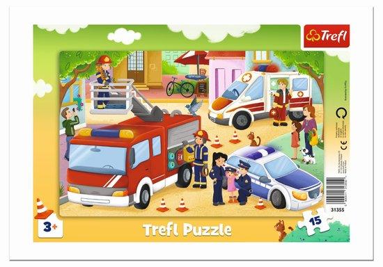 TREFL Puzzle Zásahová vozidla 15 dílků - 31355