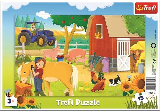 TREFL Puzzle Na farmě 15 dílků - 31356