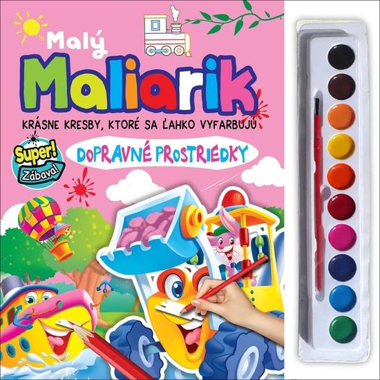 Levně Malý maliarik - dopravné prostriedky