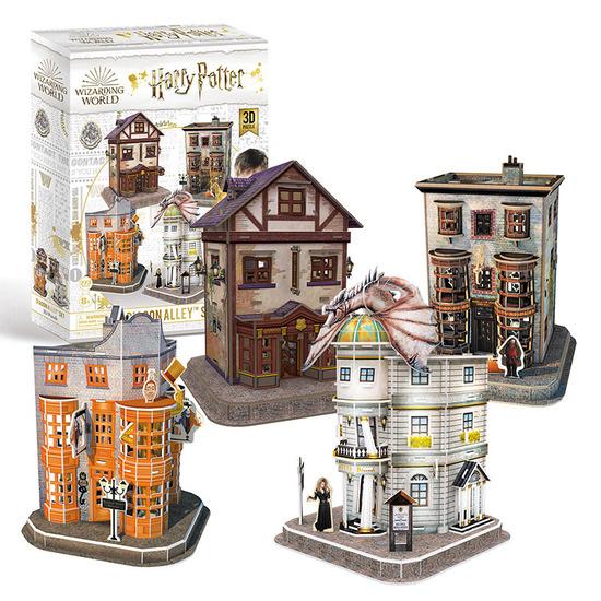 Puzzle 3D HP Šikmá ulička 4v1 181 dílků - 17C1009HMS