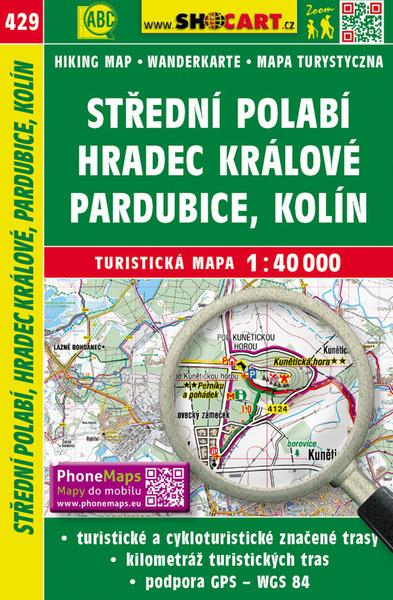 Střední Polabí, Hradec Králové, Pardubice, 1:40 000 - 9788072247073