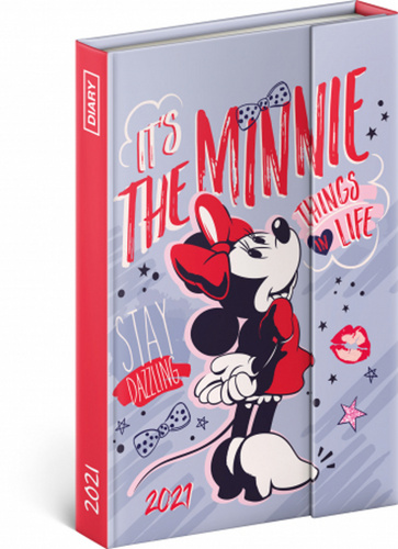 Týdenní magnetický diář Minnie 2021