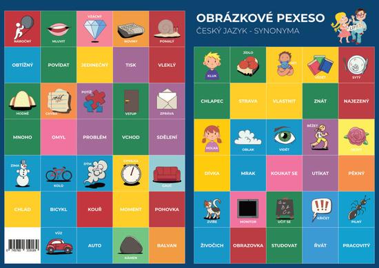 Levně Pexeso ČJ synonyma