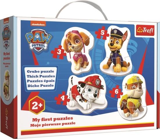 TREFL Baby puzzle Tlapková patrola 4v1 (3,4,5,6 dílků) - 36087TRF