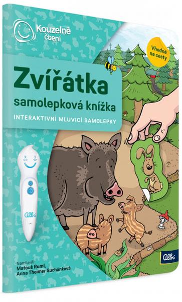 Levně Albi Samolepková knížka Zvířátka