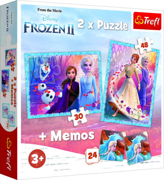Puzzle Ledové království 2 + pexeso - 90814TRF