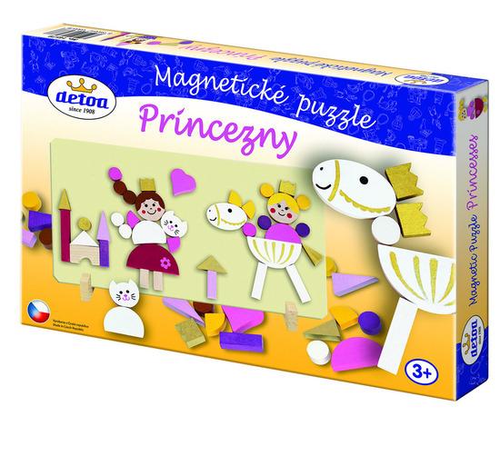 Levně Detoa magnetické puzzle Princezny