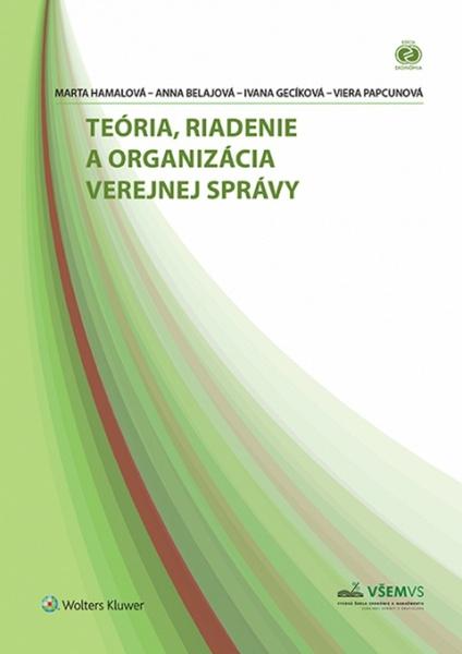 Teória, riadenie a organizácia verejnej správy - 978-80-8168-140-0