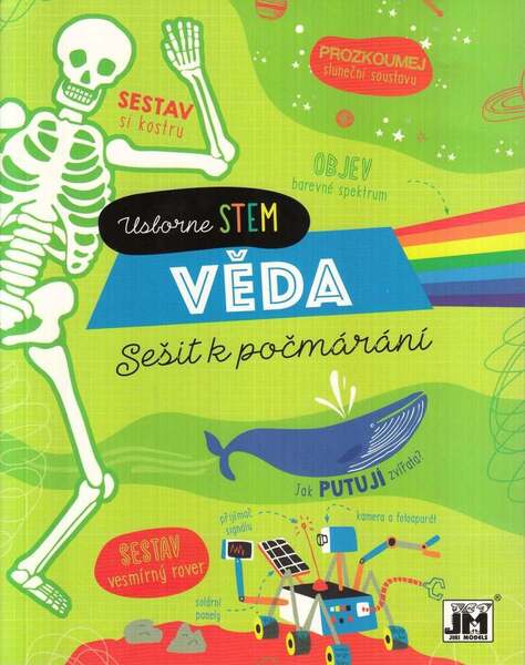 Levně JIRI MODELS Sešit k počmárání - Věda