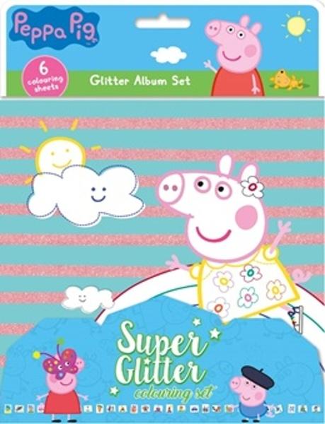 Třpytivé omalovánky Prasátko Peppa - 2519-9