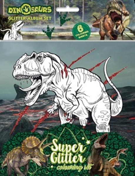Třpytivé omalovánky Dinosauři - 2520-5