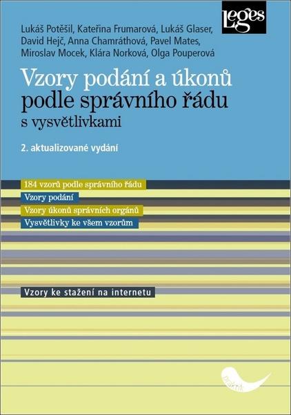 Vzory podání a úkonů podle správního řádu s vysvětlivkami - 978-80-7502-437-4