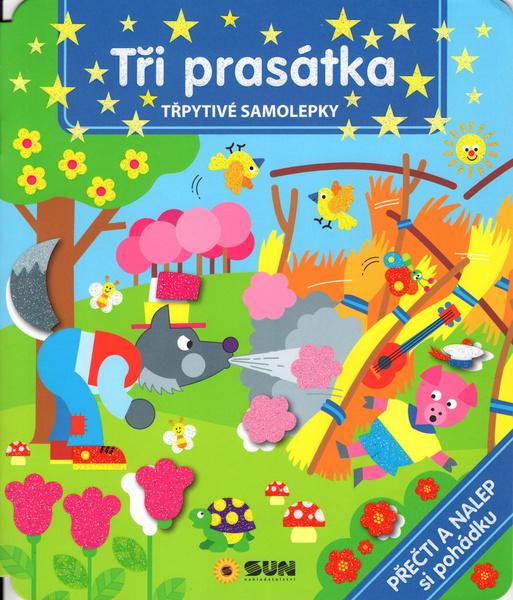 Tři prasátka Třpytivé samolepky - 978-80-7567-743-3