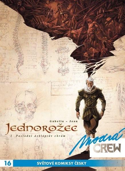 Levně Modrá CREW 16 Jednorožec 1+2