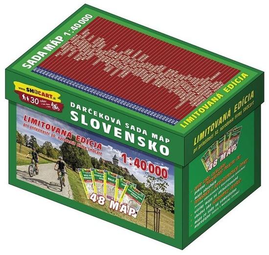 Darčeková sada máp Slovensko 1:40 000 - 9788076361188
