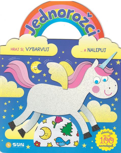 Levně Jednorožci Hraj si vybarvuj a nalep