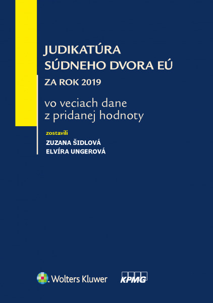Levně Judikatúra Súdneho dvora EÚ za rok 2019