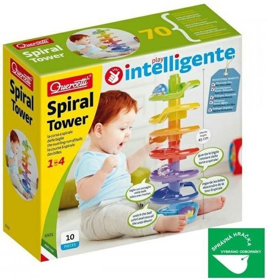 Levně Hračka Quercetti Kuličková dráha Spiral Tower