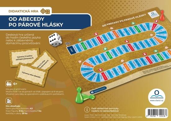 Levně Desková didaktická hra Od abecedy po párové hlásky