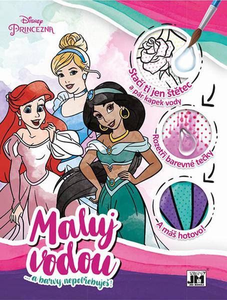 Levně Jiri Models Vodové omalovánky A4 Disney Princezny J Models 2670 7