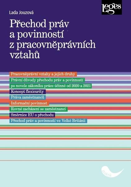 Přechod práv a povinností z pracovněprávních vztahů - 978-80-7502-469-5