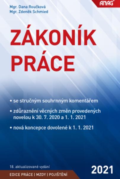 Zákoník práce 2021 (sešitové vydání) - 978-80-7554-300-4