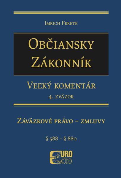 Občiansky zákonník Záväzkové právo - zmluvy - 978-80-8155-042-3