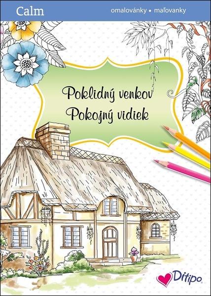 Poklidný venkov/Pokojný vidiek omalovánky/maľovanky